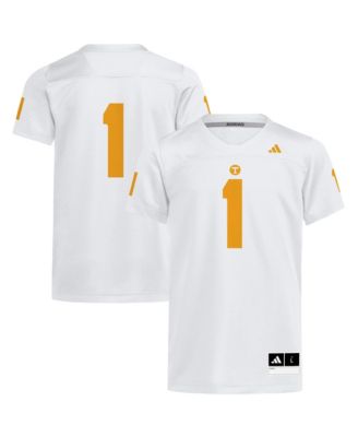 Big Boys and Girls 1 White Tennessee Volunteers Replica Football Jersey