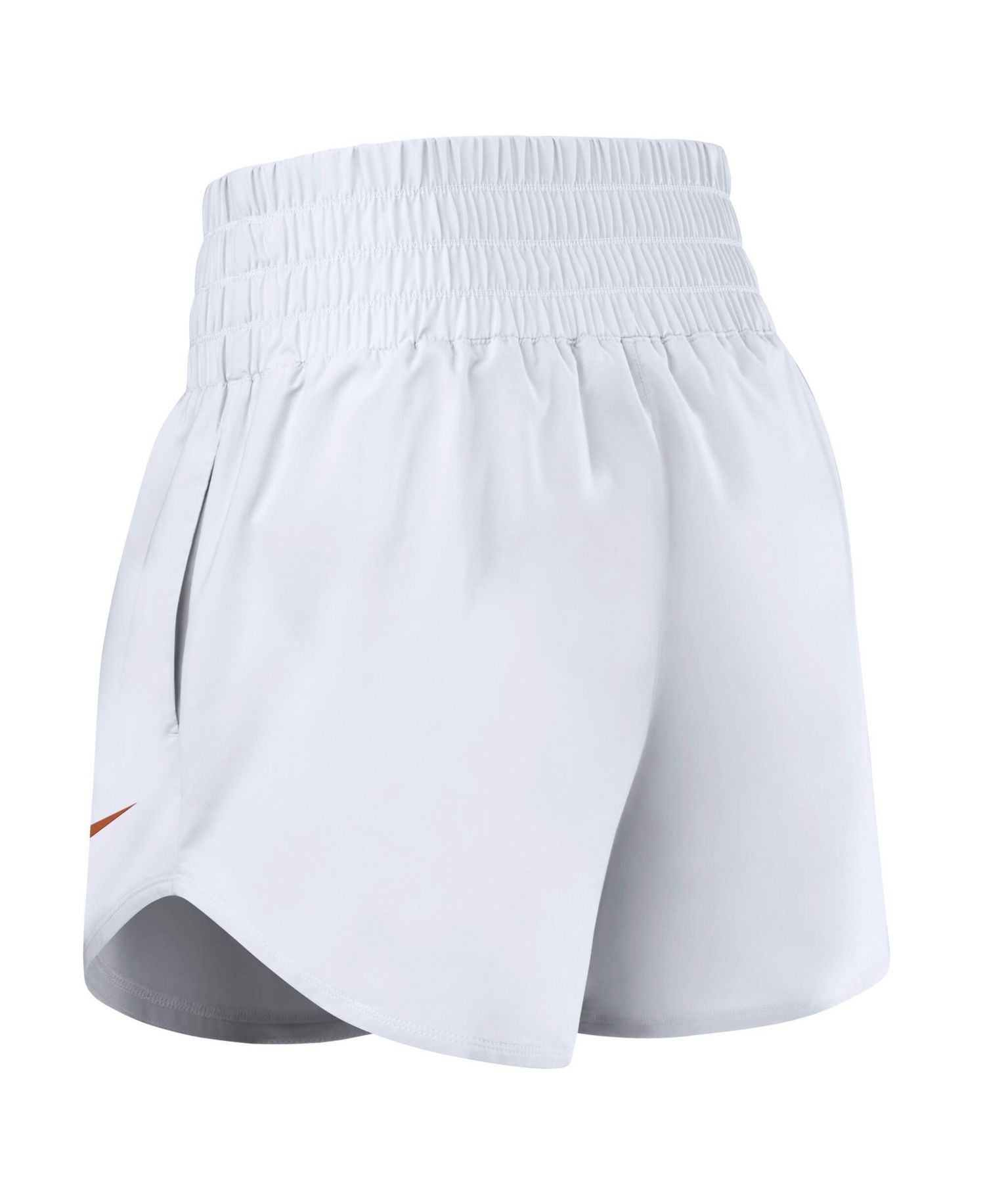 Women's White Texas Longhorns Performance One Dri-FIT High-Rise Shorts