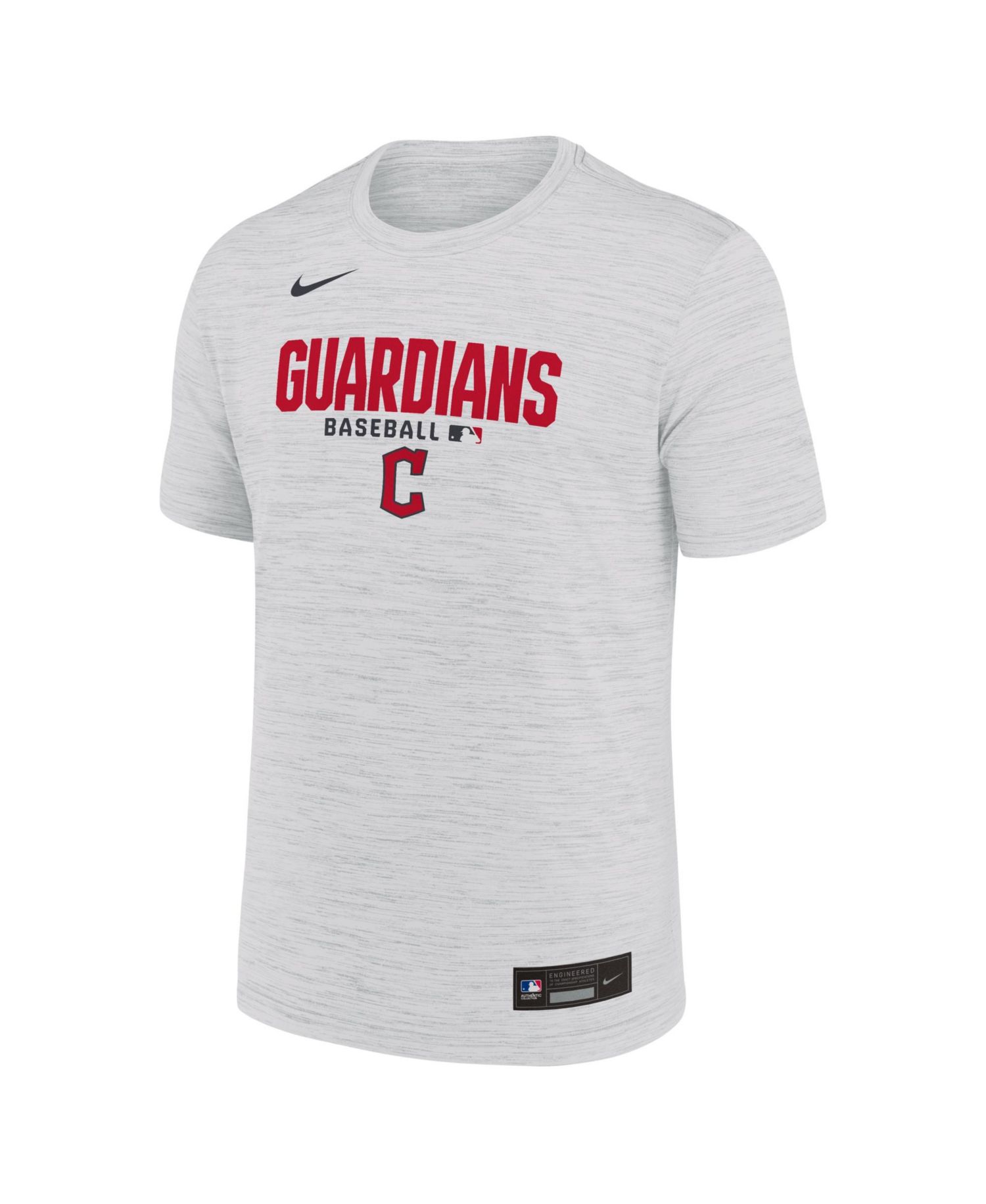 Men's White Cleveland Guardians Authentic Collection Velocity Dri-FIT T-Shirt