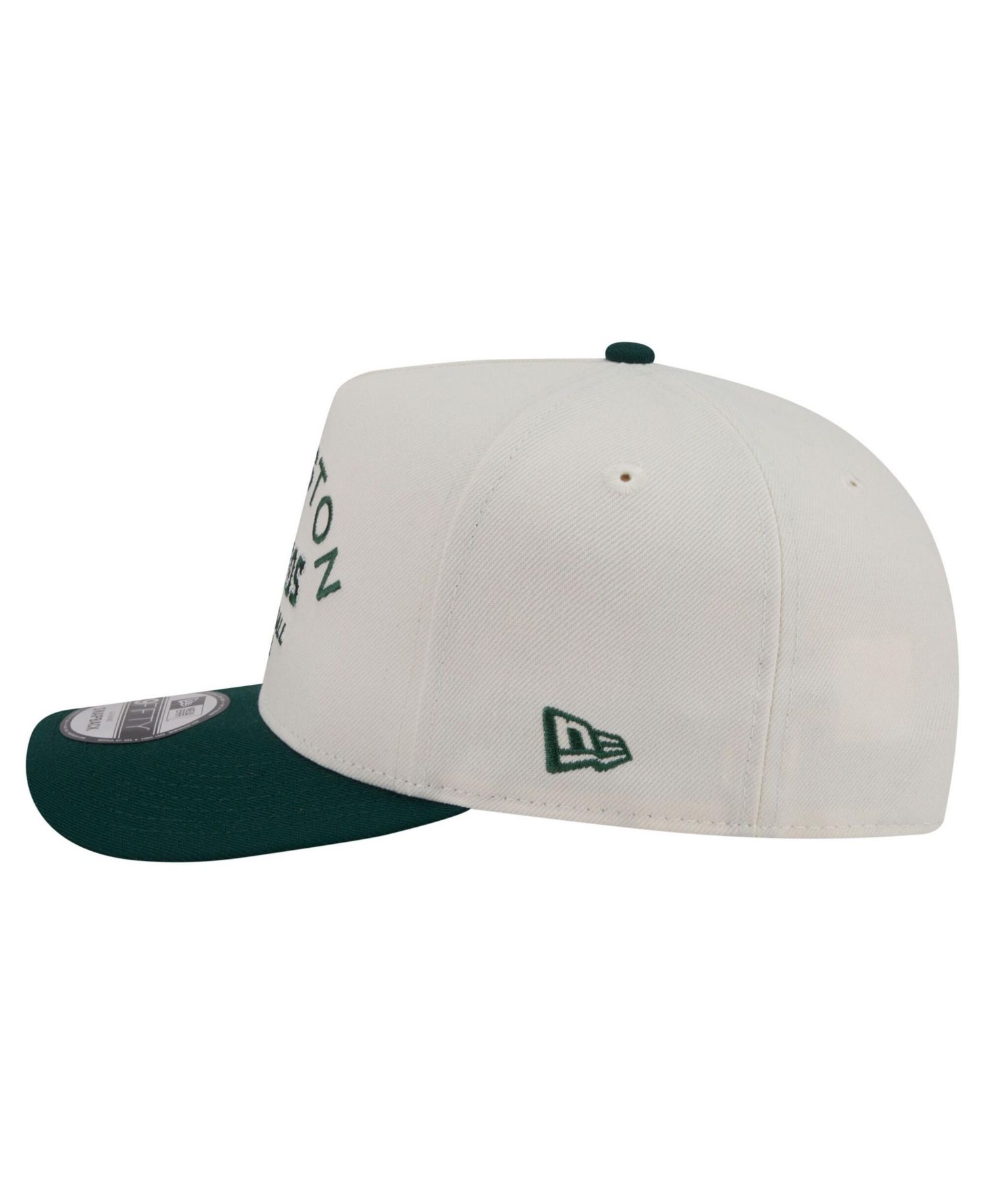 Men's Cream/Dark Green Houston Astros Chrome A-Frame 9FIFTY Snapback Hat