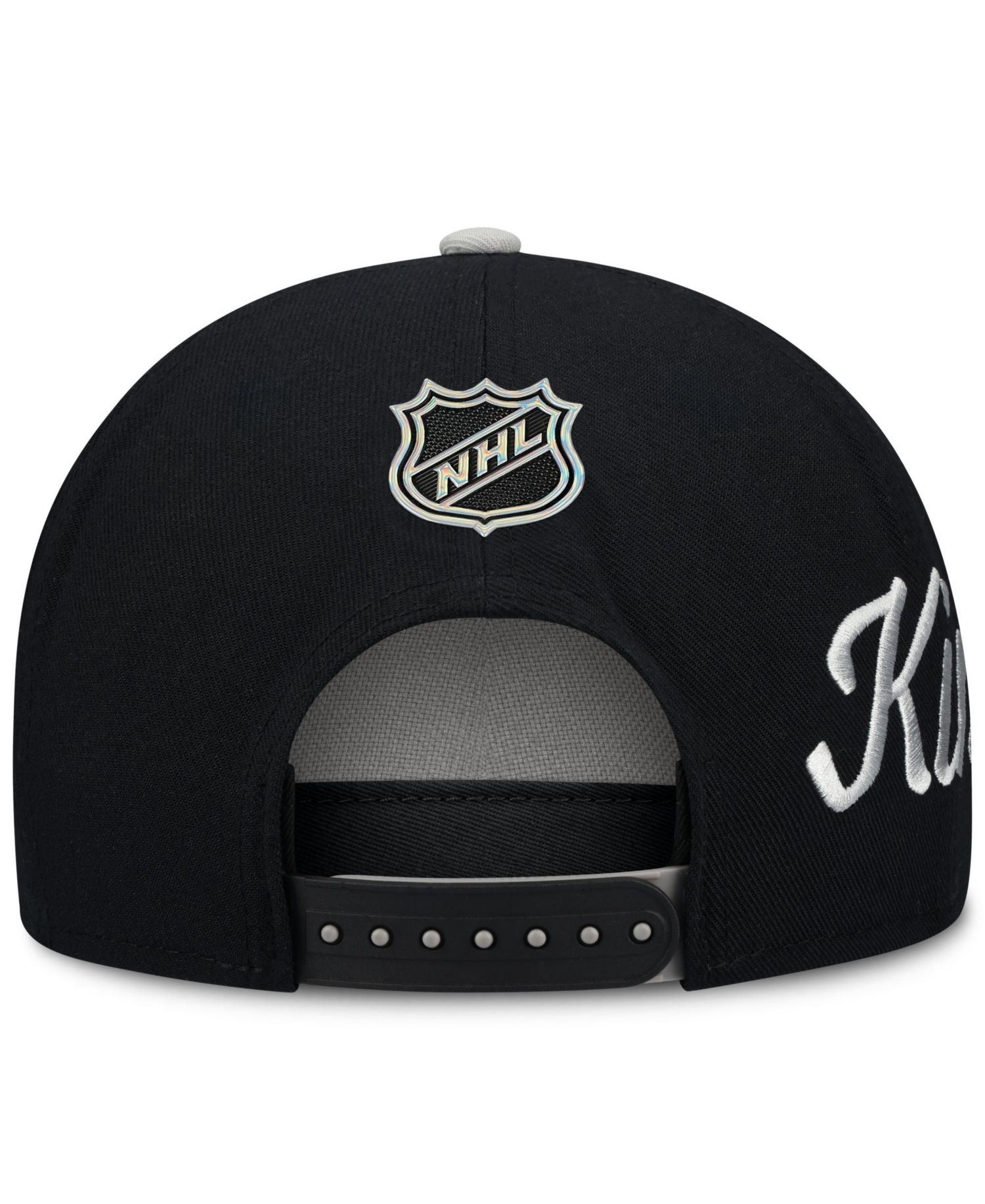 Men's Silver/Black Los Angeles Kings Snapback Hat