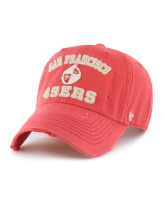 Men's Red San Francisco 49ers Seymoore Clean Up Adjustable Hat