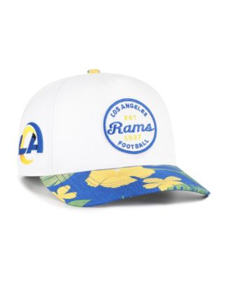 47 Brand Men's White/Royal Los Angeles Rams Beach Side Hitch Adjustable Hat