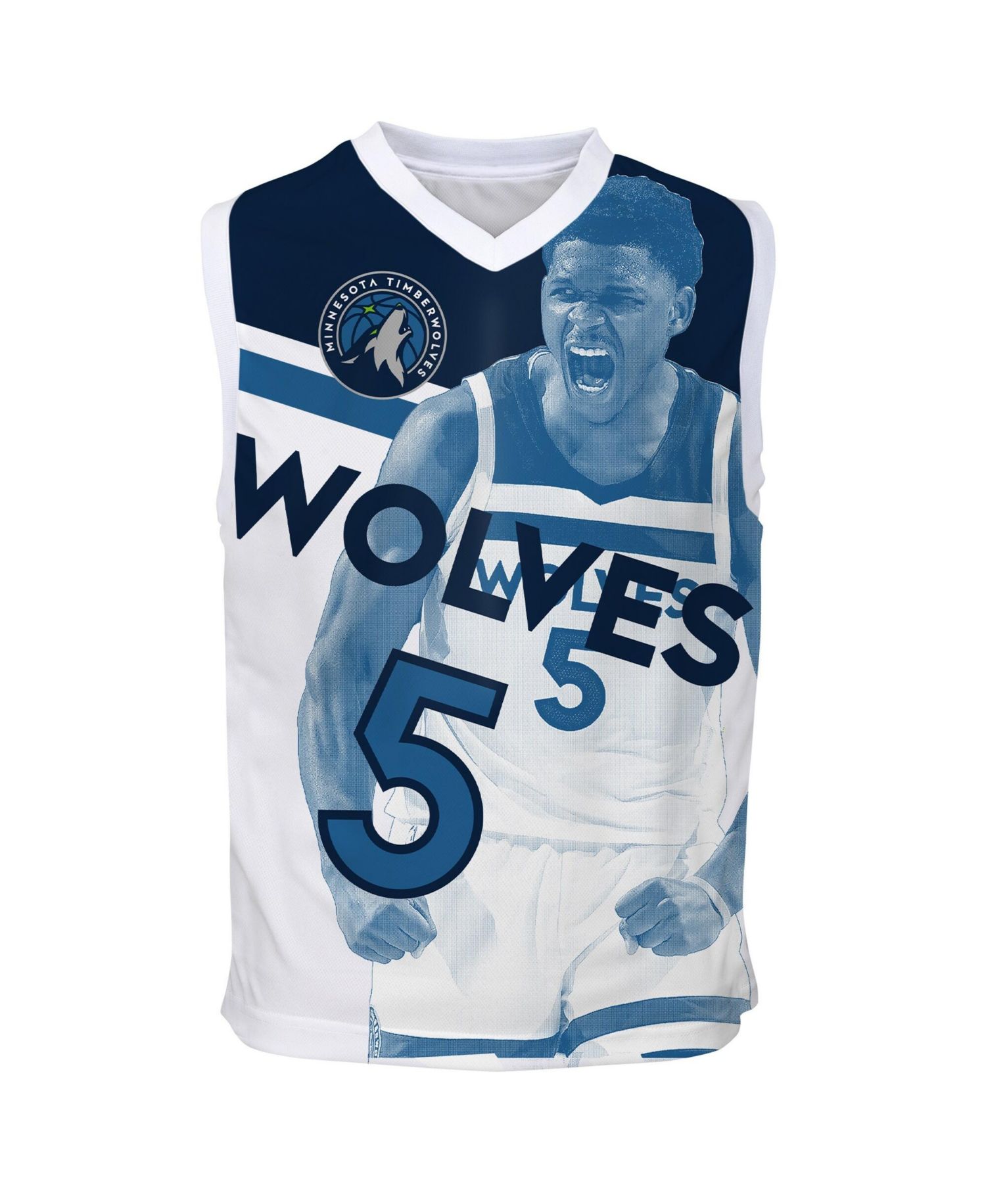 Big Boys and Girls Anthony Edwards Blue Minnesota Timberwolves Hometown Fashion Jersey