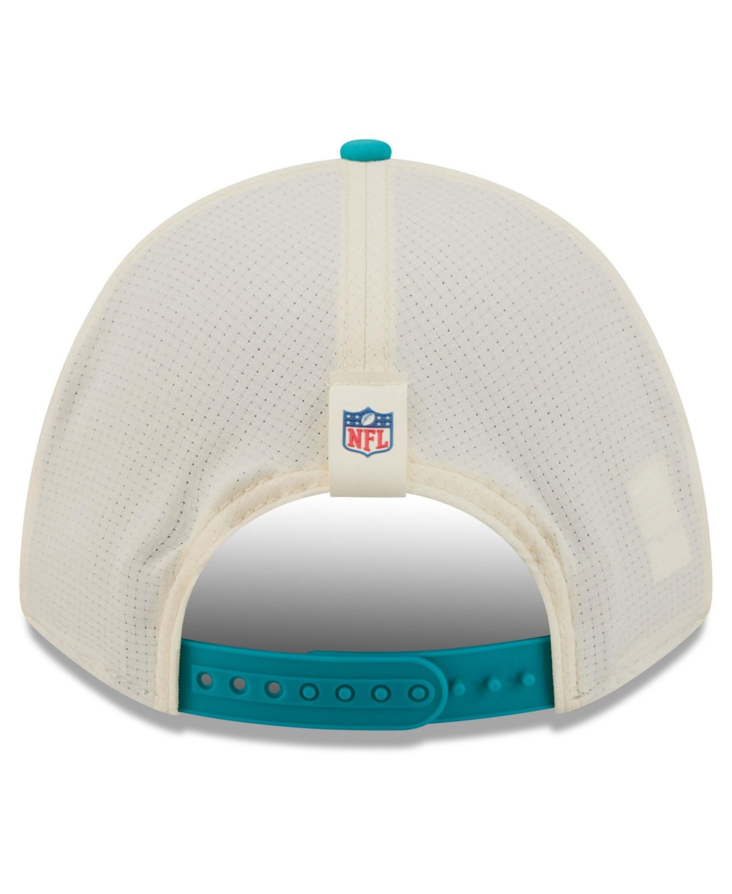 Men's Cream/Aqua Miami Dolphins 2026 NFL Training Camp 9FORTY Adjustable Hat