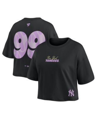 Women's New York Yankees Aaron Judge Cropped T-Shirt