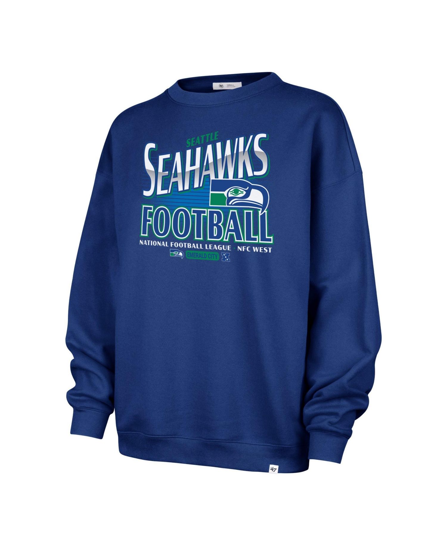 Women's Regional Seattle Seahawks Oversized Crewneck Sweatshirt