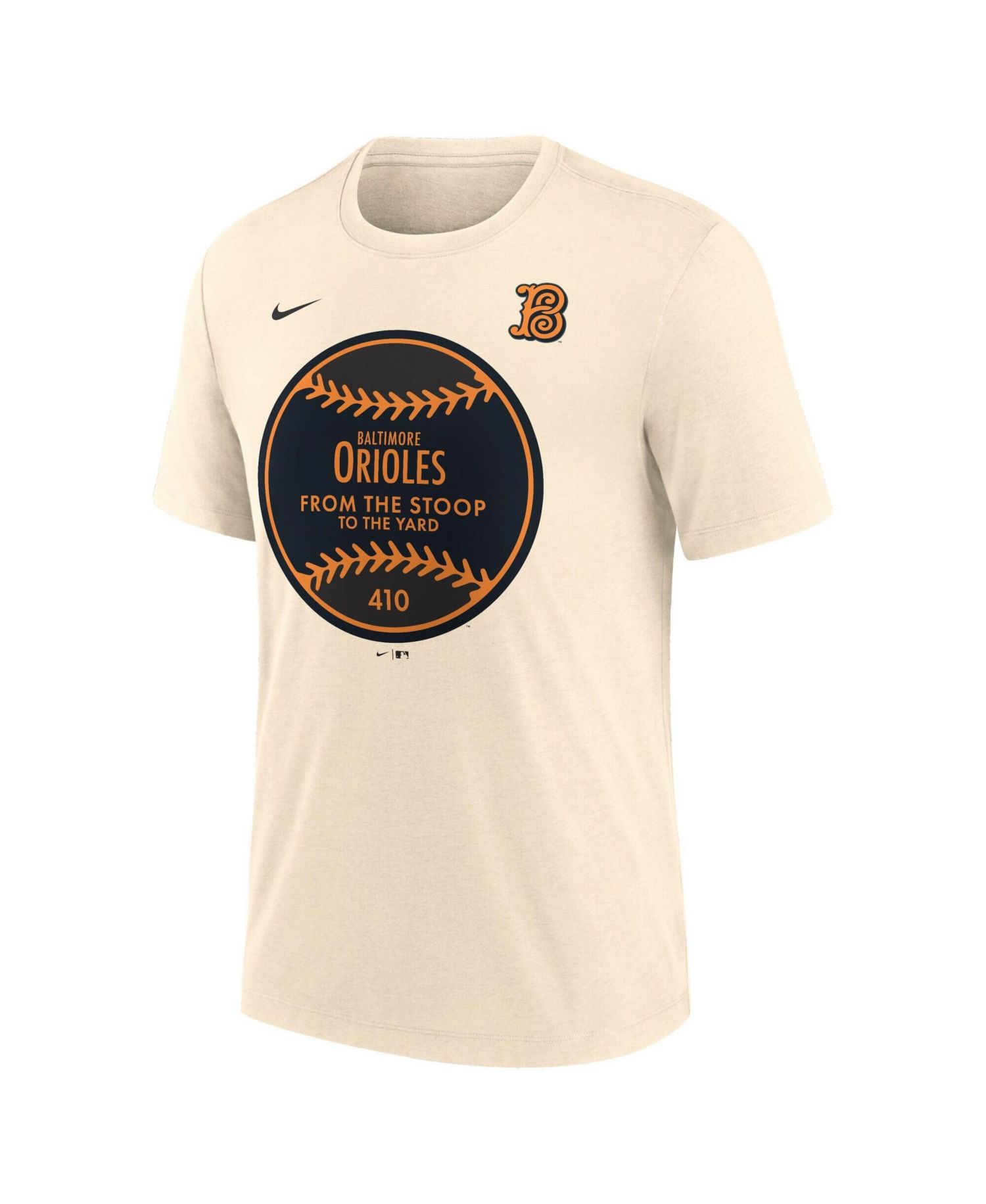 Men's Tan Baltimore Orioles City Connect Legacy Tri-Blend T-Shirt