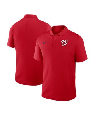 Men's Red Washington Nationals Dri-FIT Victory Polo Shirt