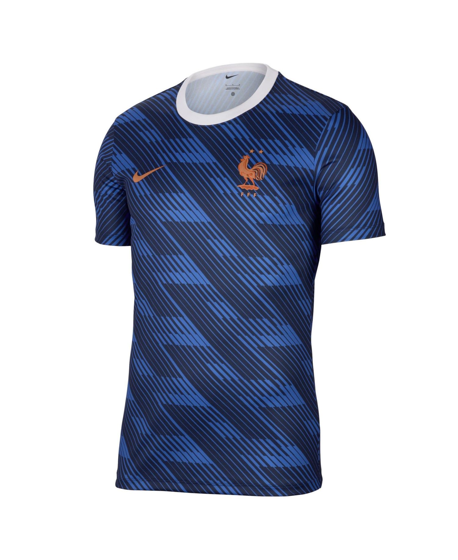 Men's Blue France National Team Home Sublimated Dri-FIT Top