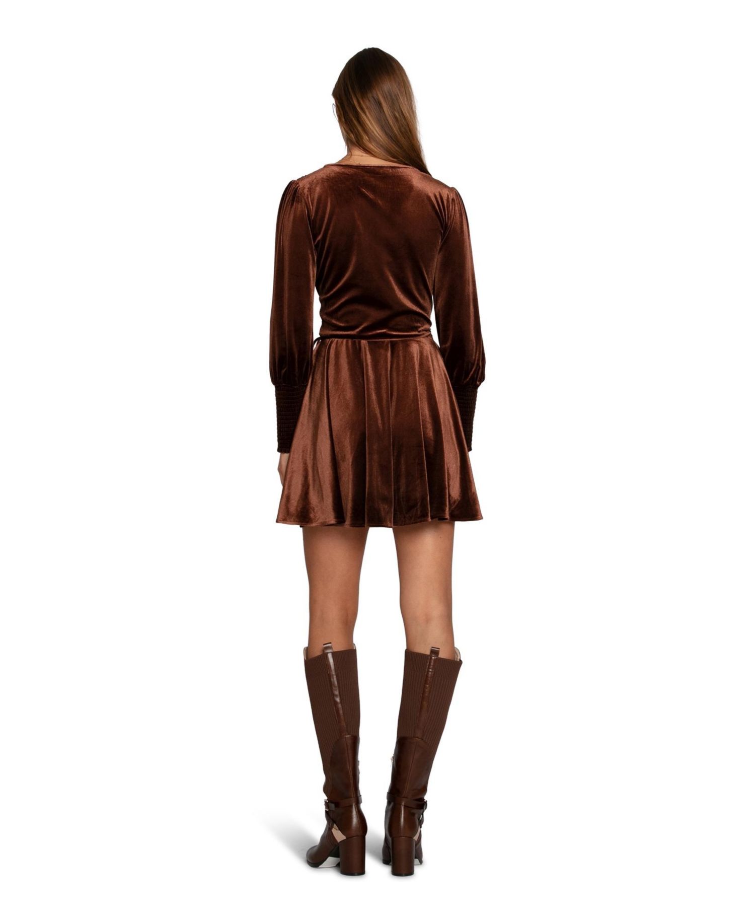 Belle and Bloom Women's Loved You First Velvet Mini Dress