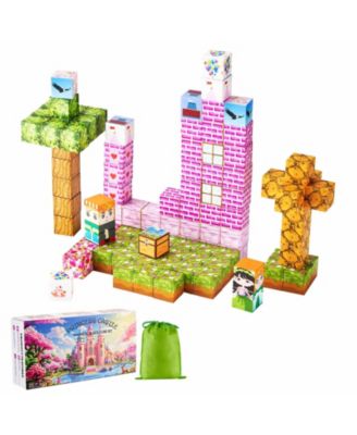 Princess Castle 100-Piece Magnetic Building Set, Ages 3+