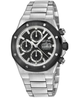 Men's Swiss Made Kingsgate Swiss Automatic Silver Stainless Steel Bracelet Watch
