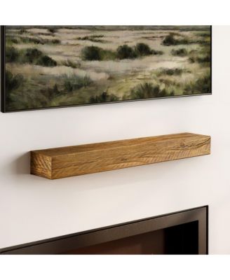 48 Inch Rustic Floating Shelf/Fire Beam