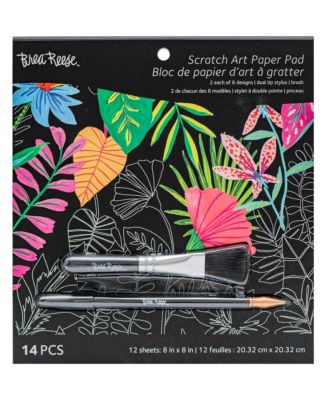 Scratch Art: Paper Pad - Tropical