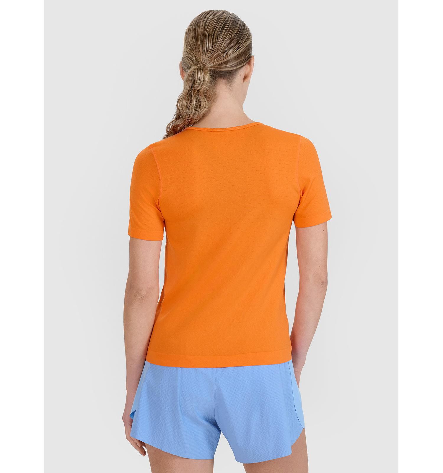 Women's Running Interlock-Knit Short-Sleeve Crewneck T-Shirt