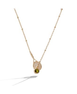 Tennis Racket Y-Necklace