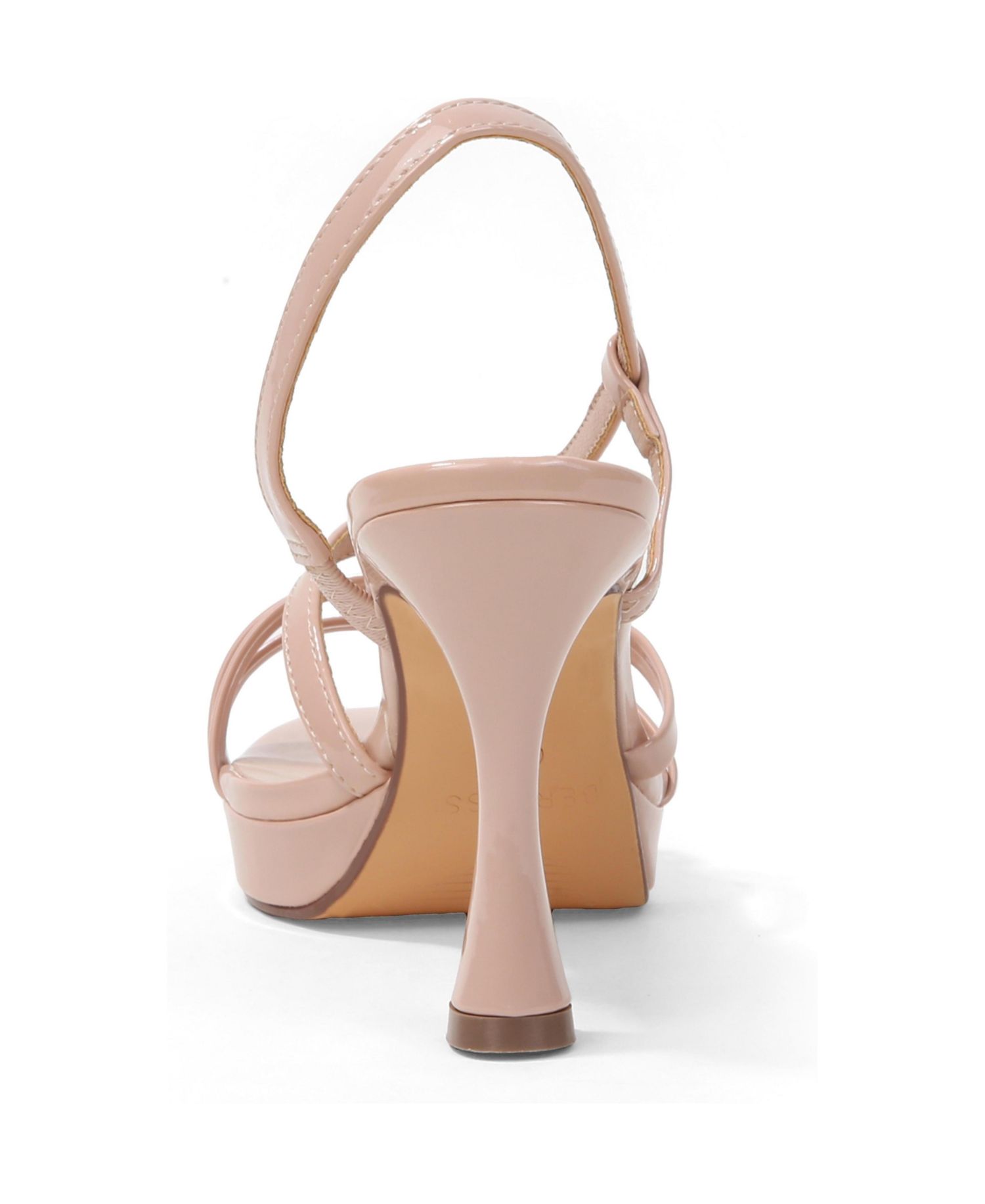 Women's Gita Patent Strappy Flare Heel Platform Sandals