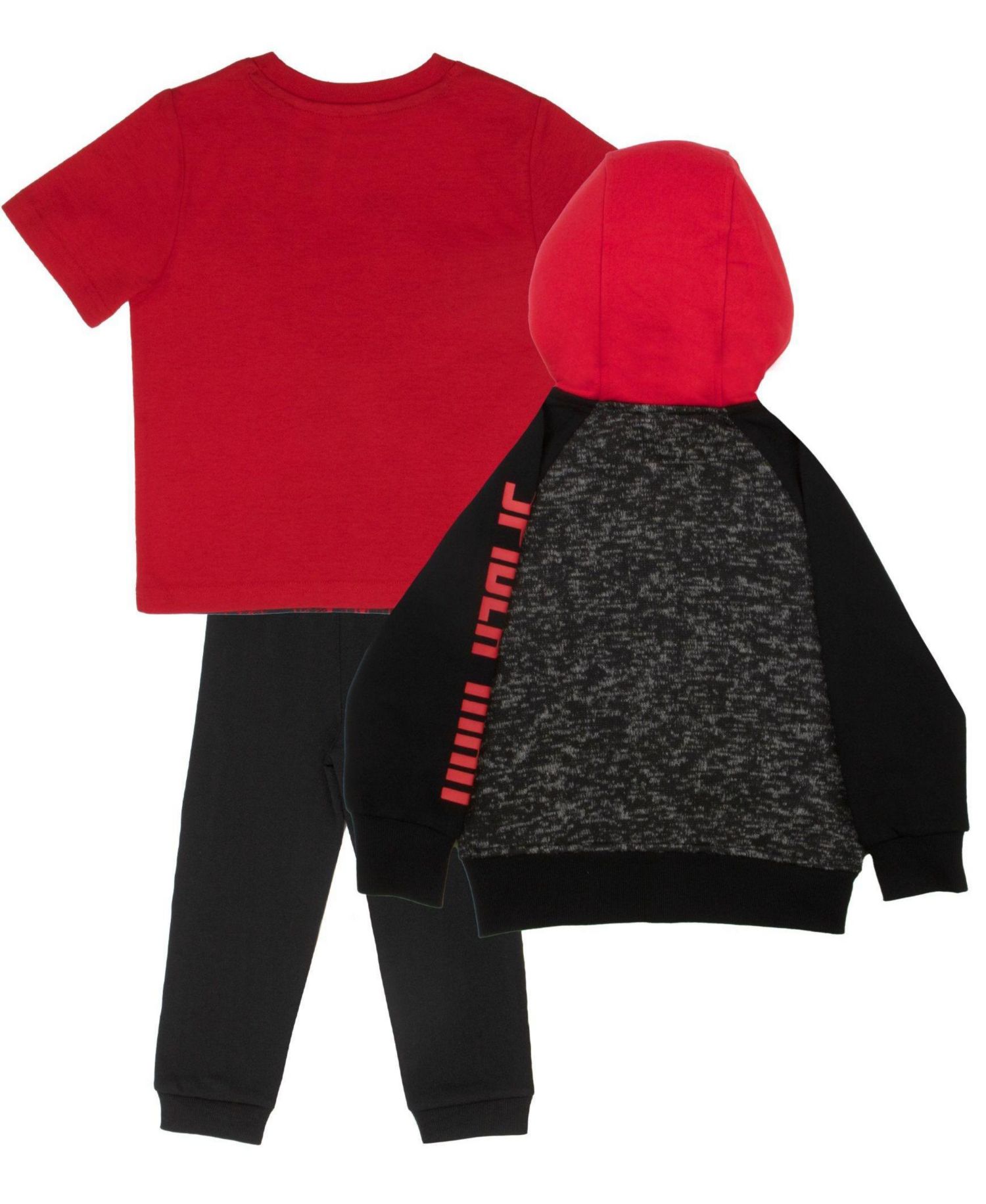 Boys' 3T - 12 3-Piece Zip-Up Fleece Hoodie, T-Shirt and Pants Set