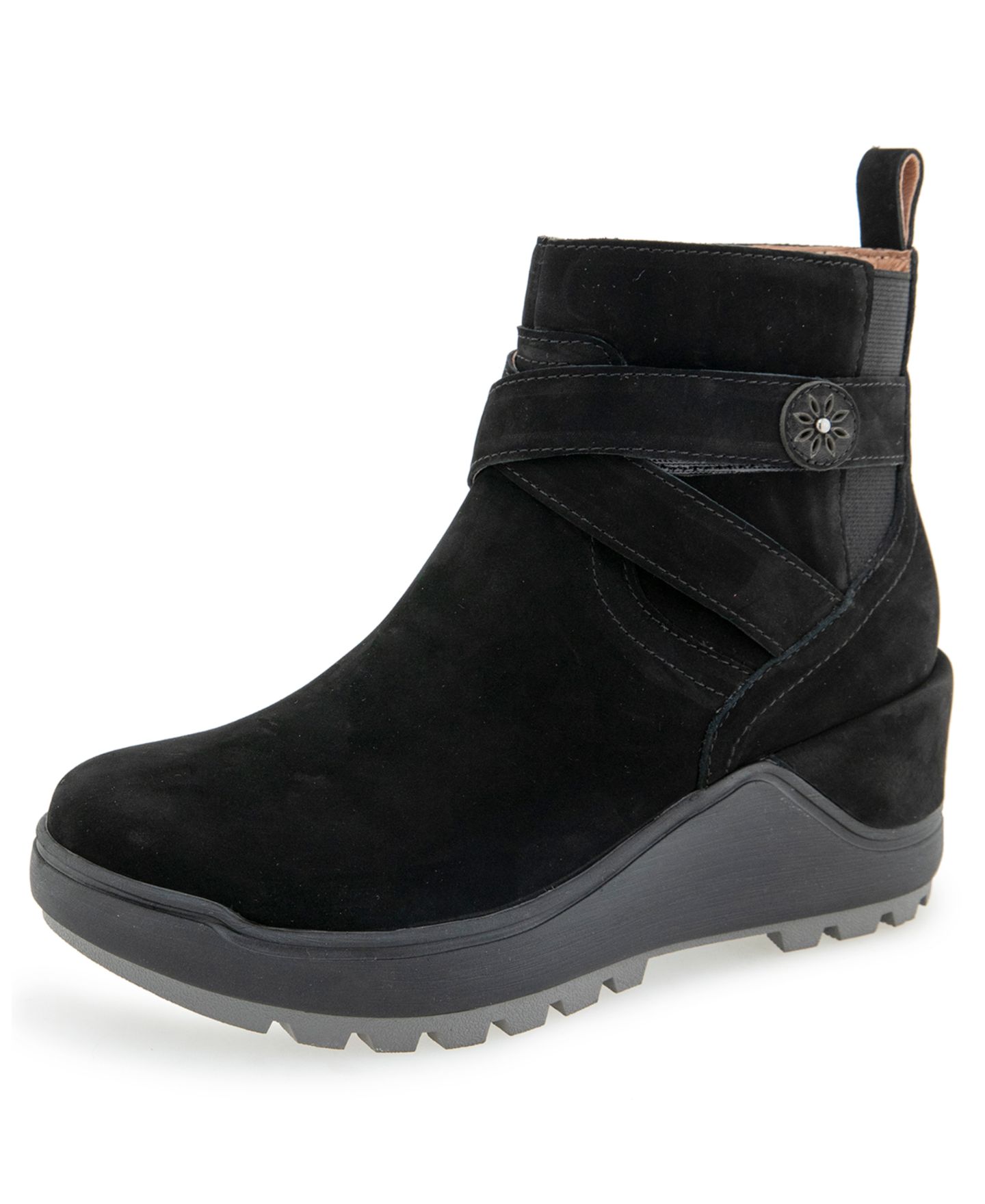Женские ботинки Jambu Pattie Round Toe Ankle Booties, цвет: Чёрный — фото 7