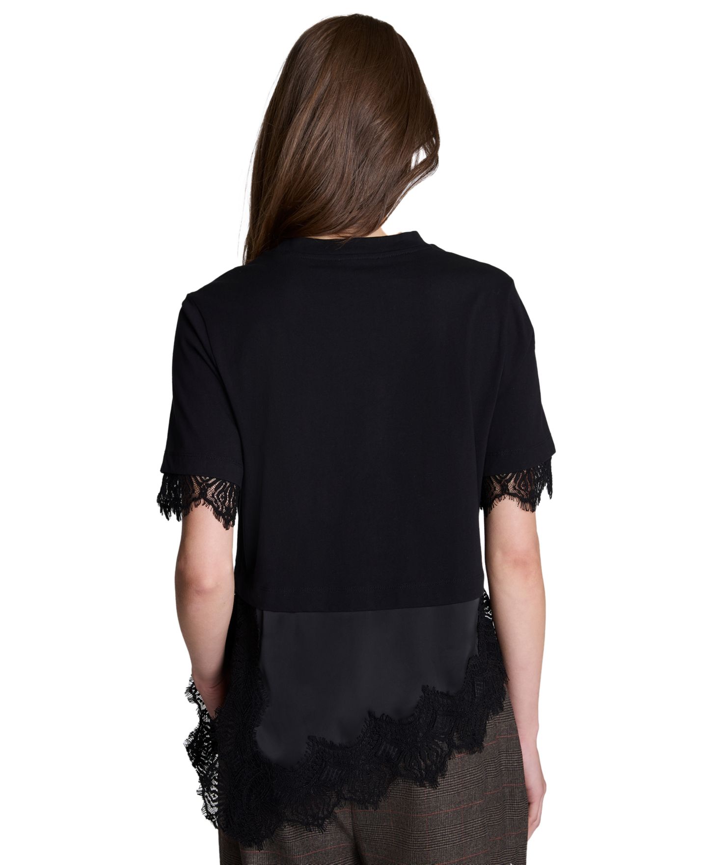 Женская футболка Kenneth Cole Combo Lace, цвет: Чёрный — фото 10