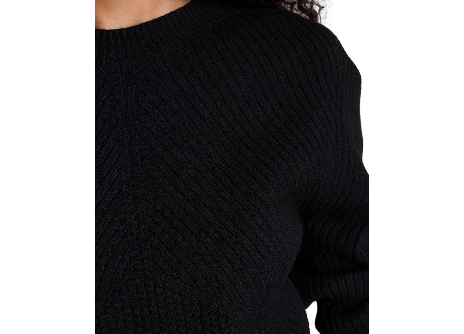 Women's Traveling Rib Seamless Mock Neck Pullover