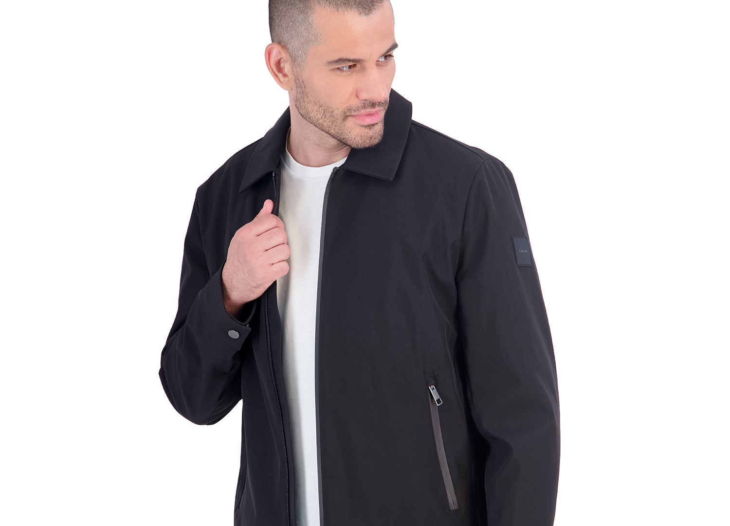 Men's Shirt Collar Flex Tech Quilted Inner Jacket