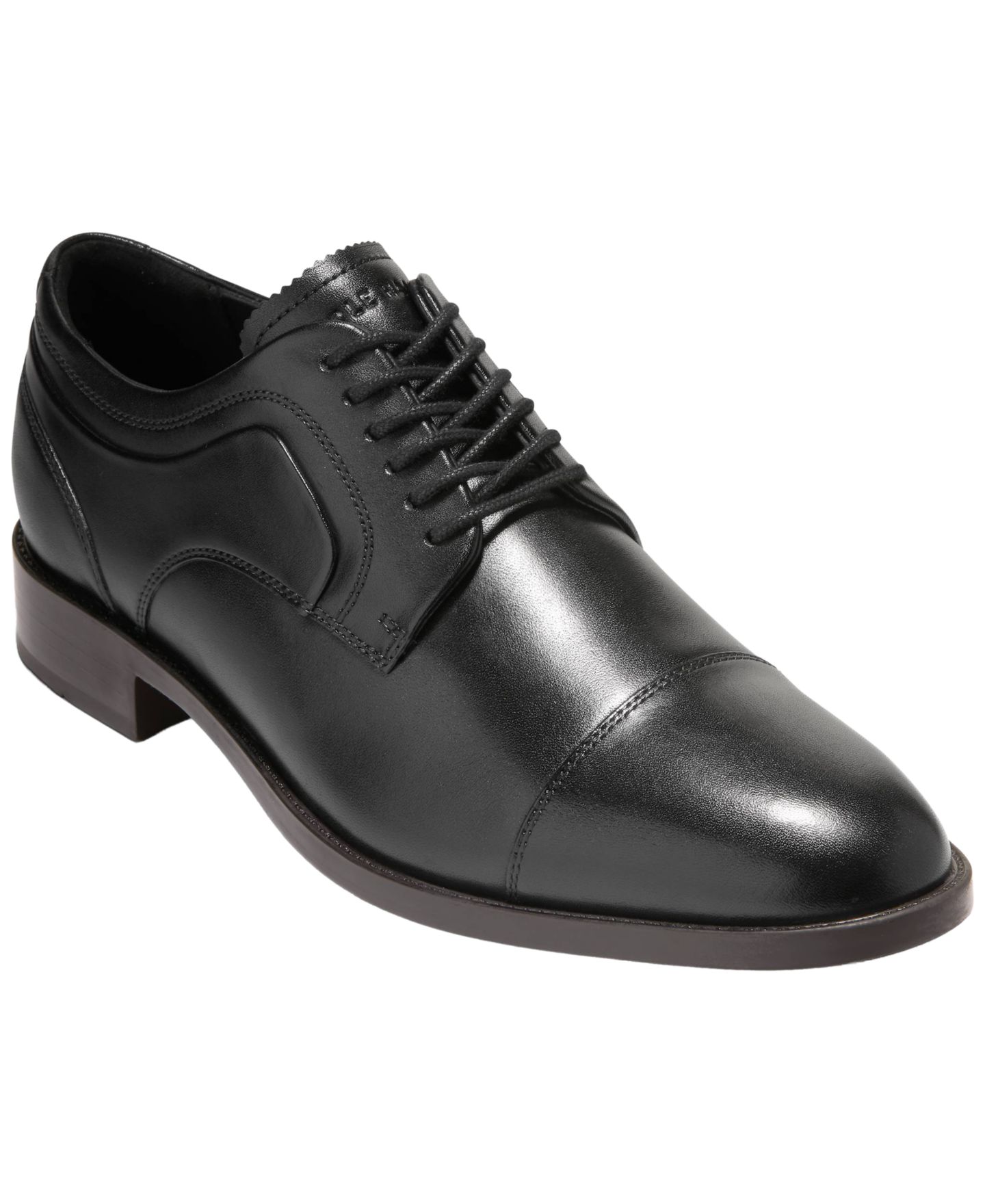 Мужские туфли Cole Haan Barton Grand Cap-Toe Oxford, цвет: Чёрный — фото 1