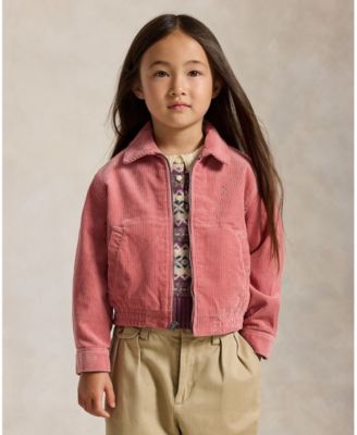 Girls' 2T-6X Corduroy Long-Sleeve Jacket
