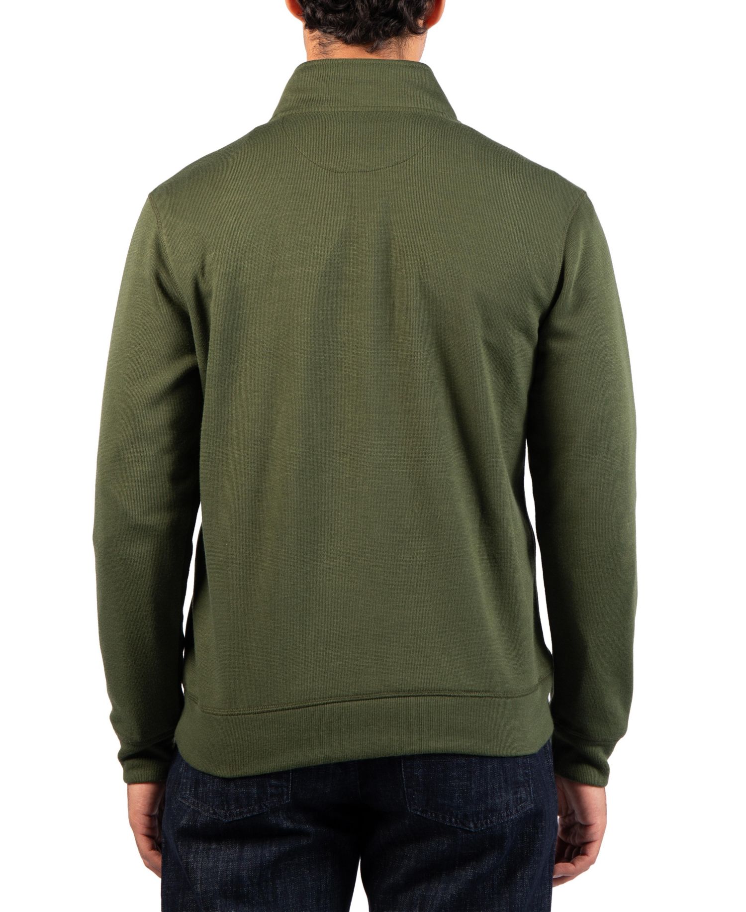 Men's French Rib Quarter Zip Sweater