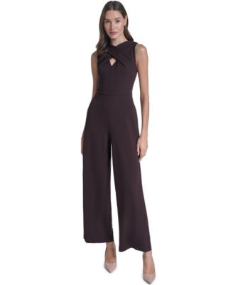 Women's Sleeveless X-Front Jumpsuit