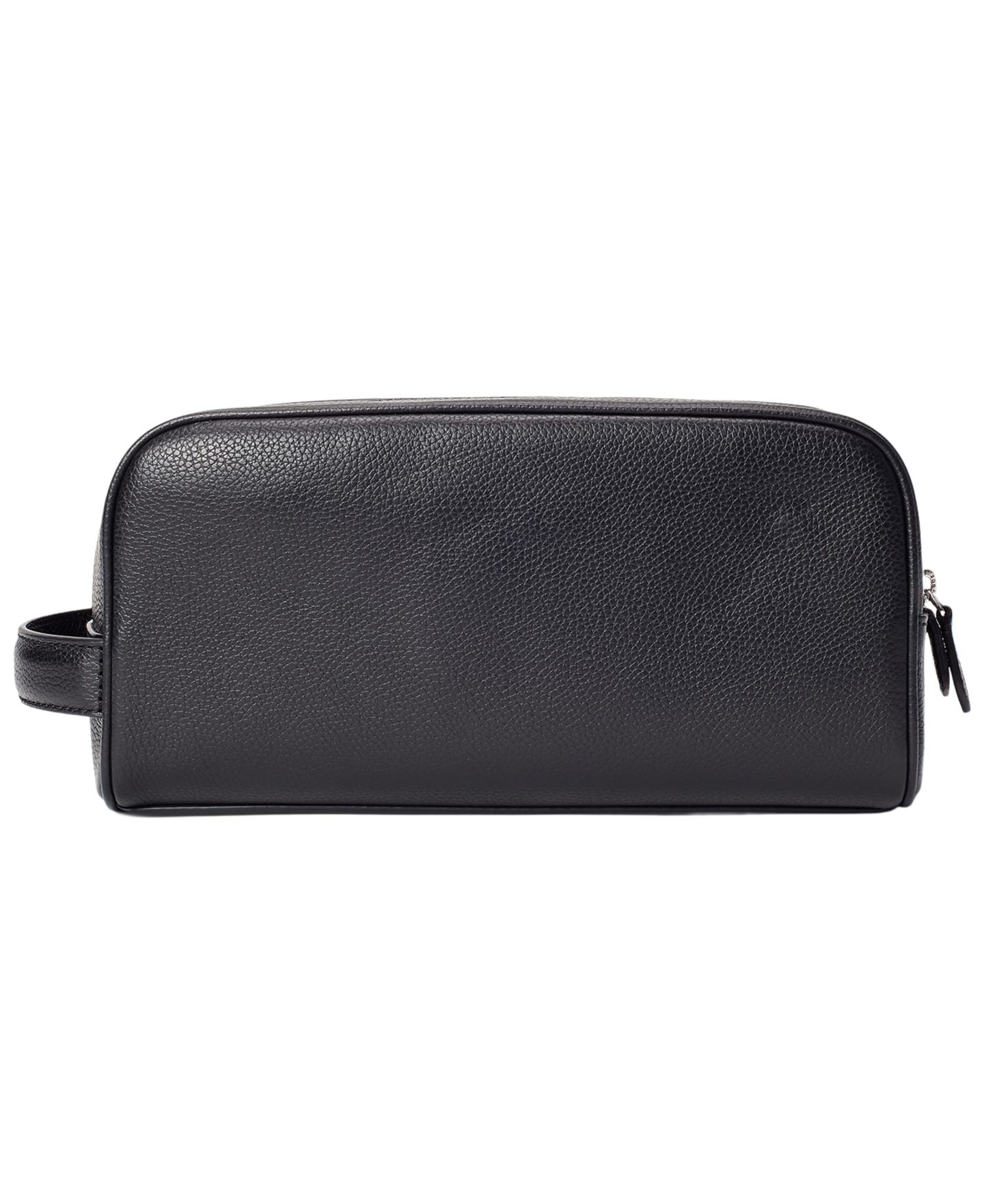 Мужская сумка Polo Ralph Lauren Pebbled Leather Travel Case, цвет: Чёрный — фото 2