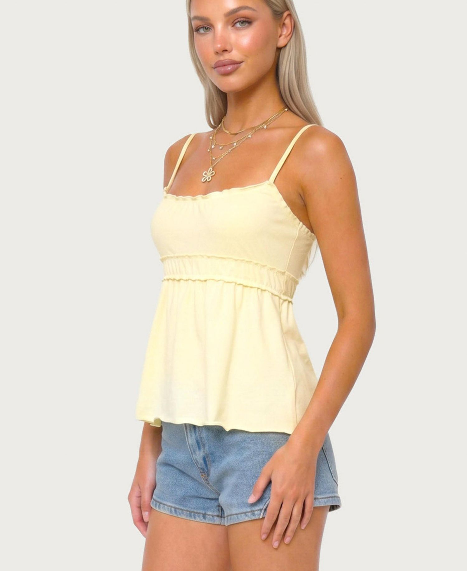Womens Zepher Lettuce Tank Top