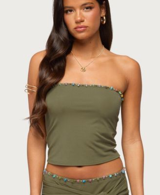 Women's Monroah Beaded Strapless Top