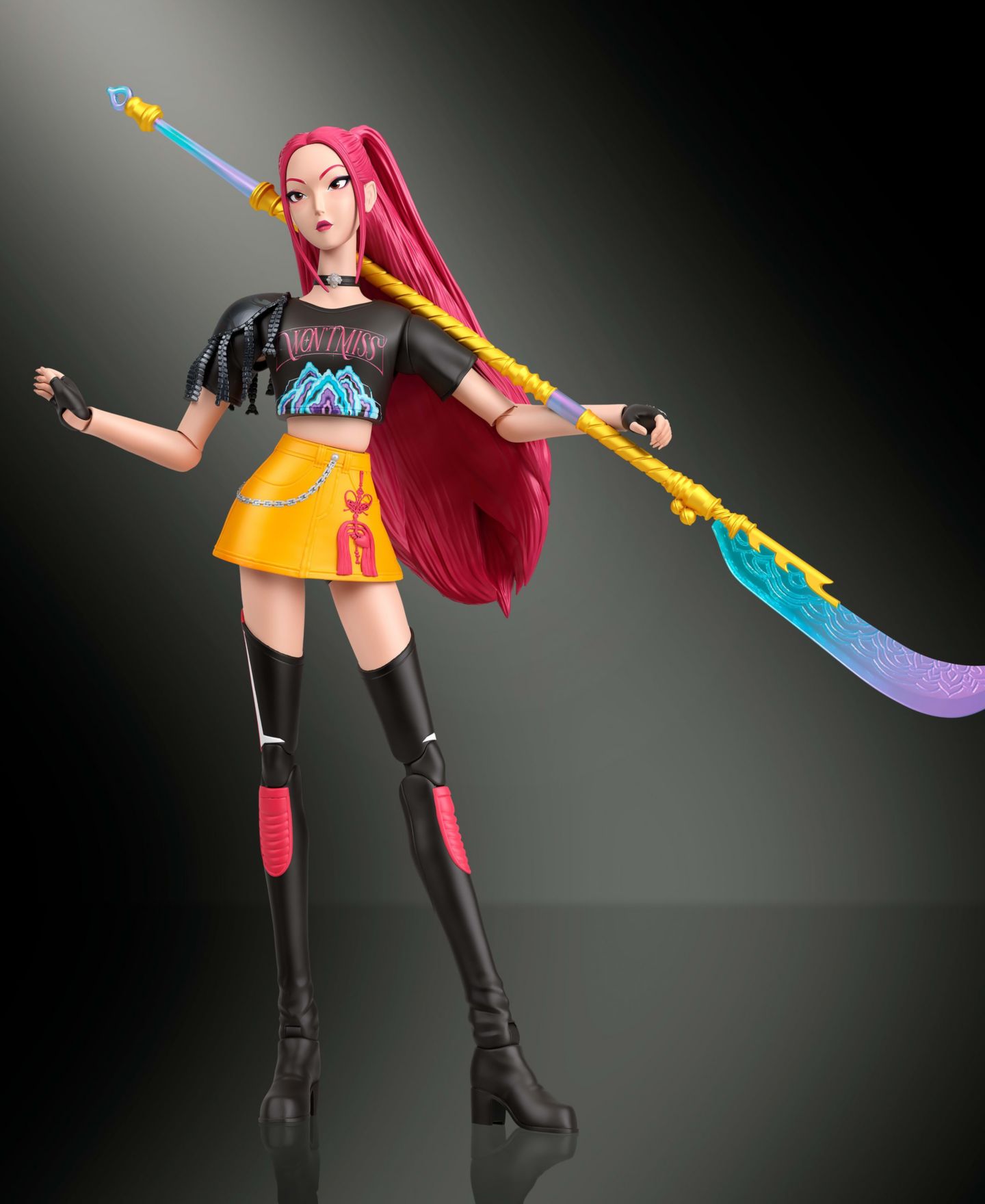 Детская фигурка KPop Demon Hunters Huntrx Mira 6-Inch Action Figure, Ages 4+ — фото 4
