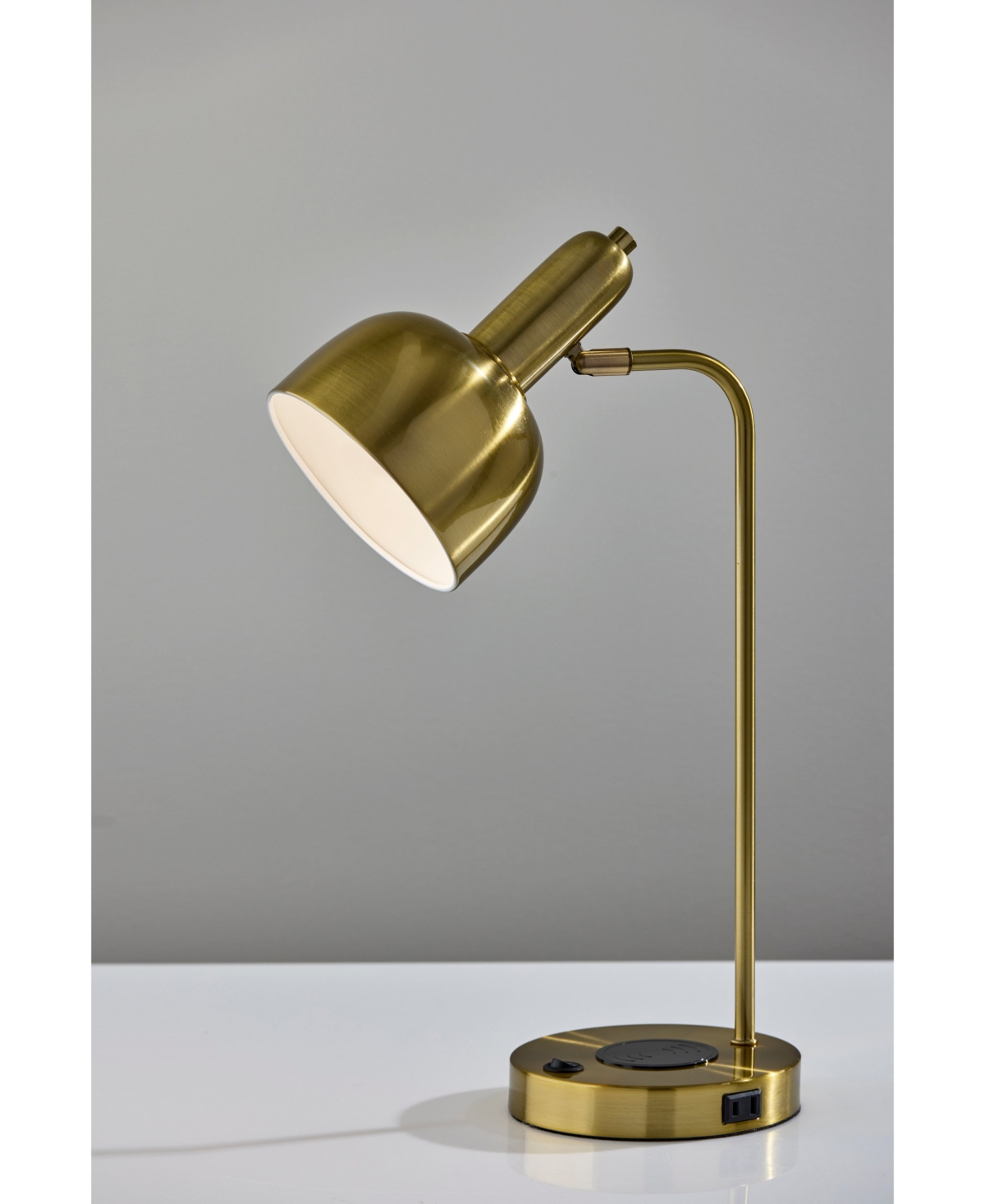 Adesso 19" Metal Rico Supercharger Desk Lamp