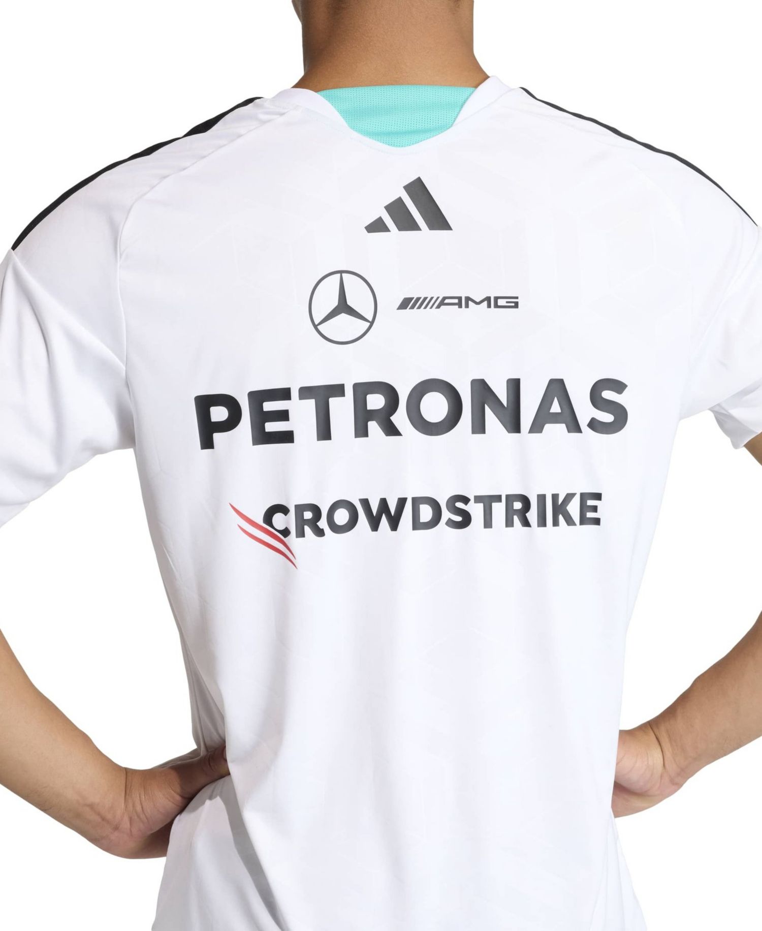 Men's White Mercedes-AMG Petronas F1 Team 2026 Driver Replica Jersey