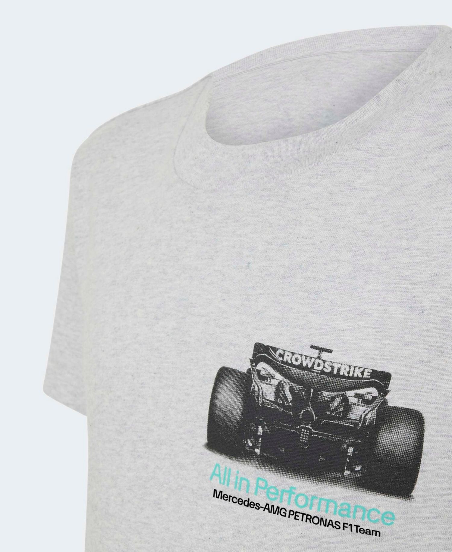 Big Boys and Girls Gray Mercedes-AMG Petronas F1 Team Graphic T-Shirt