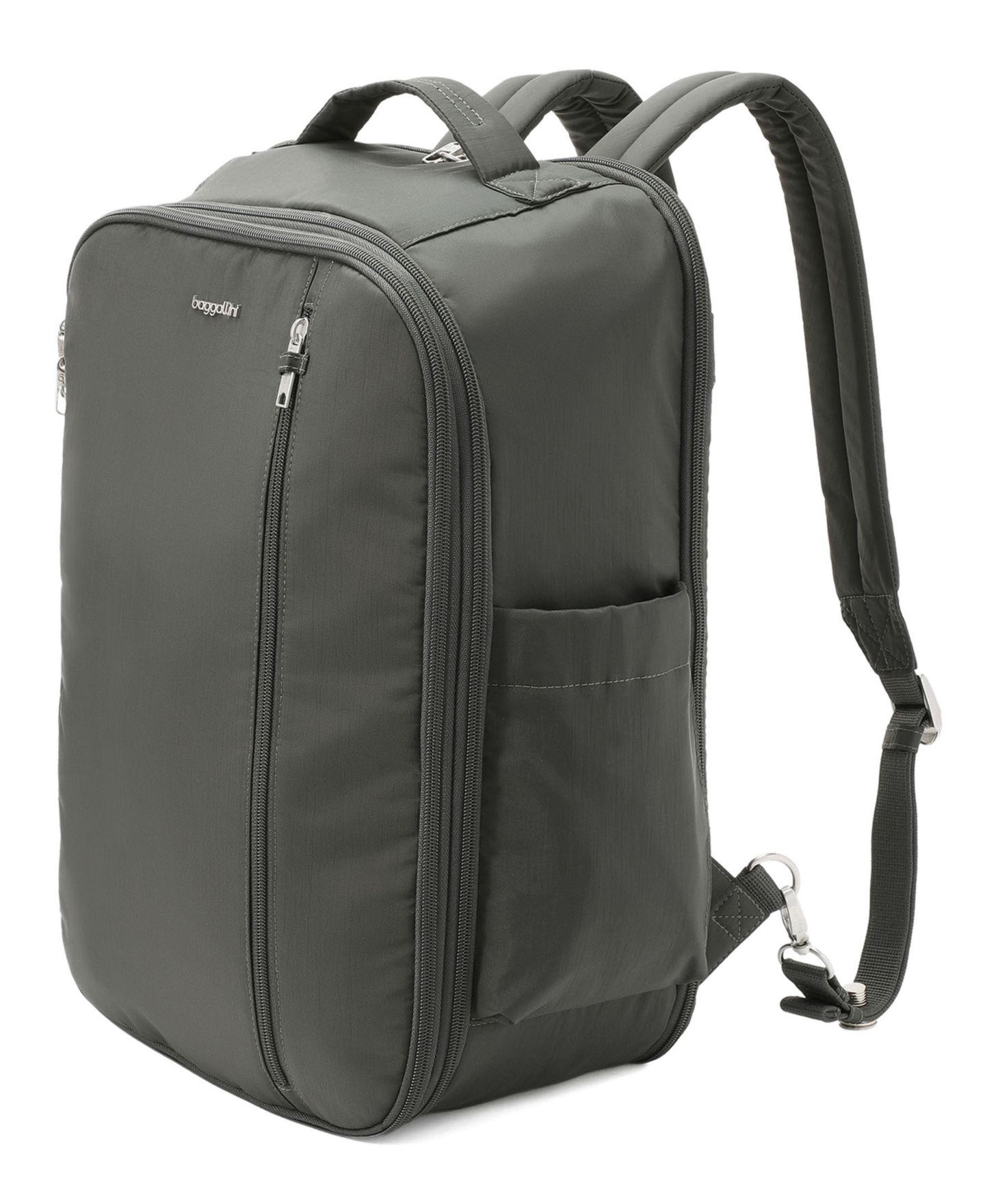 Рюкзак Baggallini Securtex Classic Anti-Theft Convertible Travel Small Messenger, цвет: Угольный — фото 3
