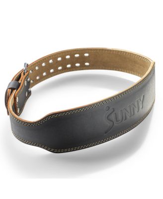 Heavy-Duty 4" Leather Weightlifting Belt with Back Support And Adjustable Fit for Strength Training