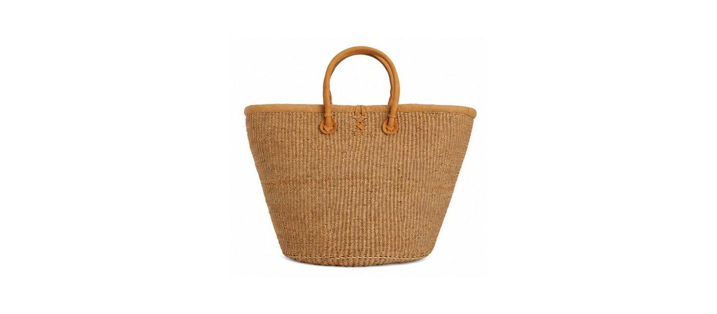 Женская сумка SAWA SAWA Life Handmade Sisal Market Basket Tote, цвет: Коричневый — фото 3