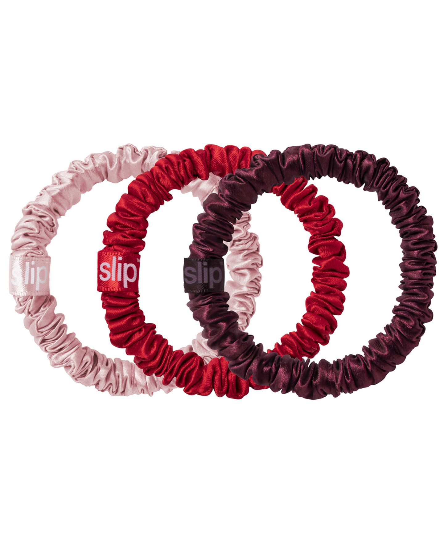 Женские аксессуары для волос Slip 3-Piece Pure Silk Skinny Scrunchie Trio Set — фото 8