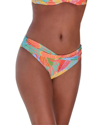 Women's Tropical Twist Front Bikini Swimsuit Bottom