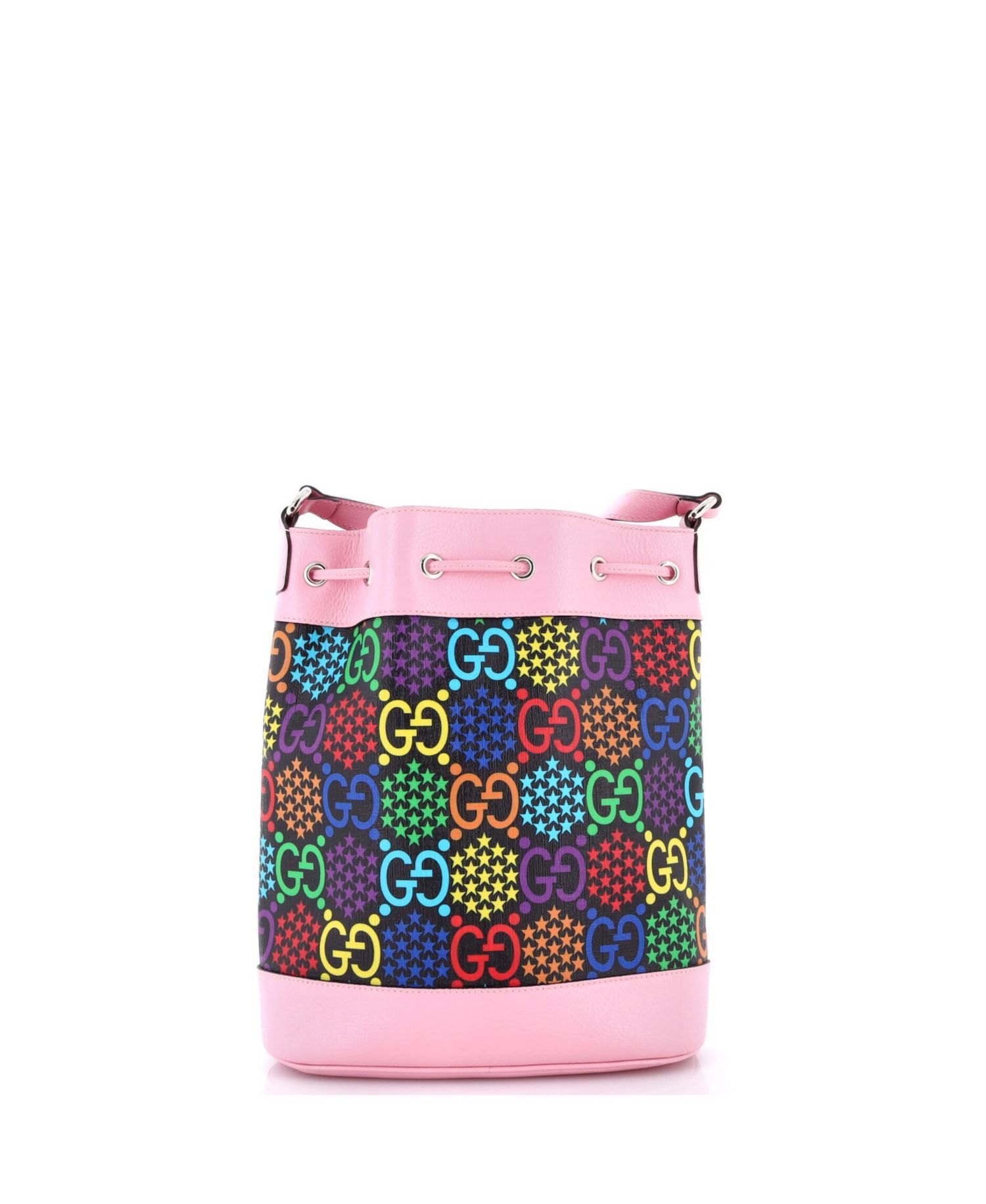Medium Bucket Bag Psychedelic Print GG Coated Canvas