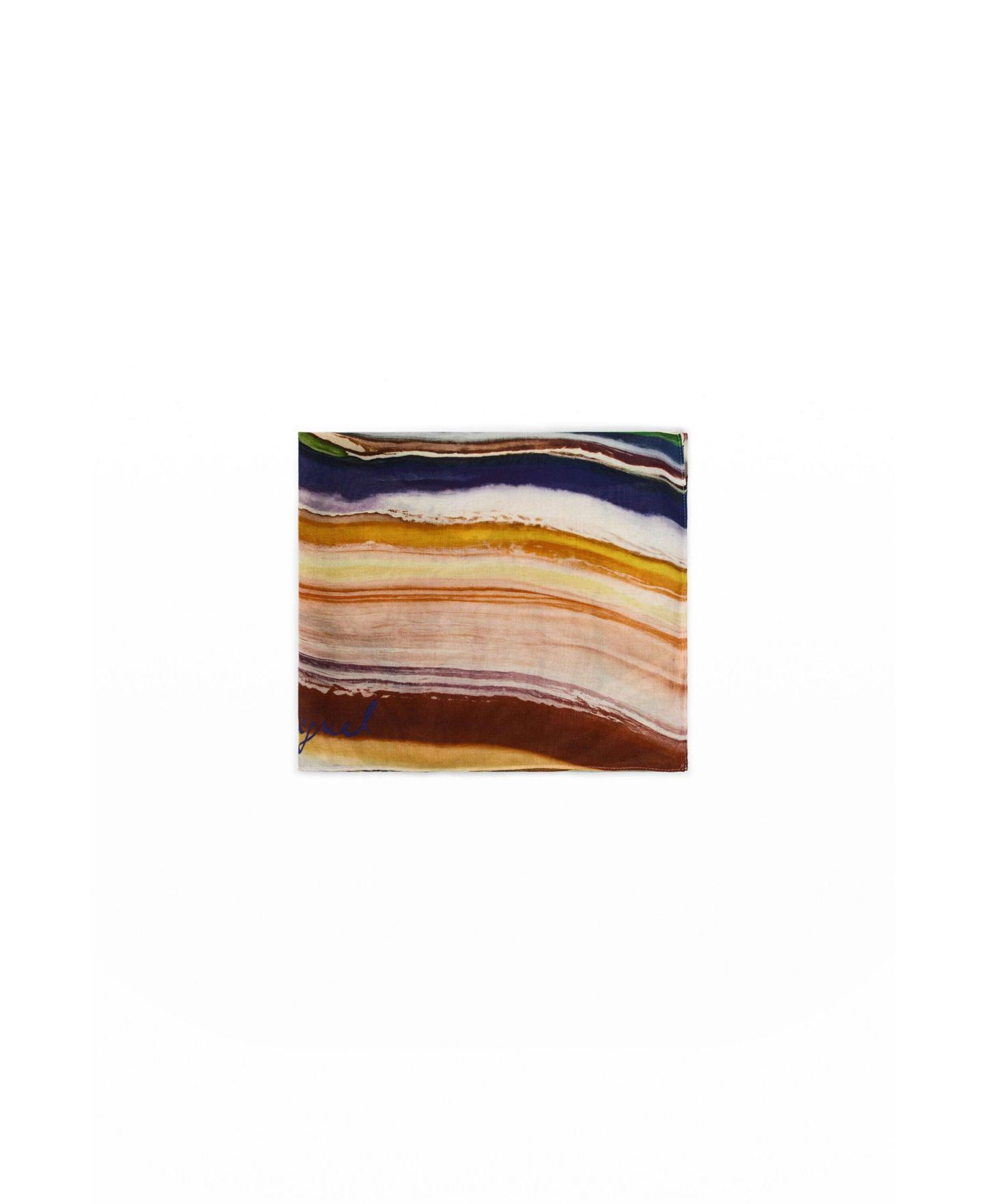 Женские аксессуары Desigual Rectangular patterned foulard, цвет: Разноцветный — фото 3