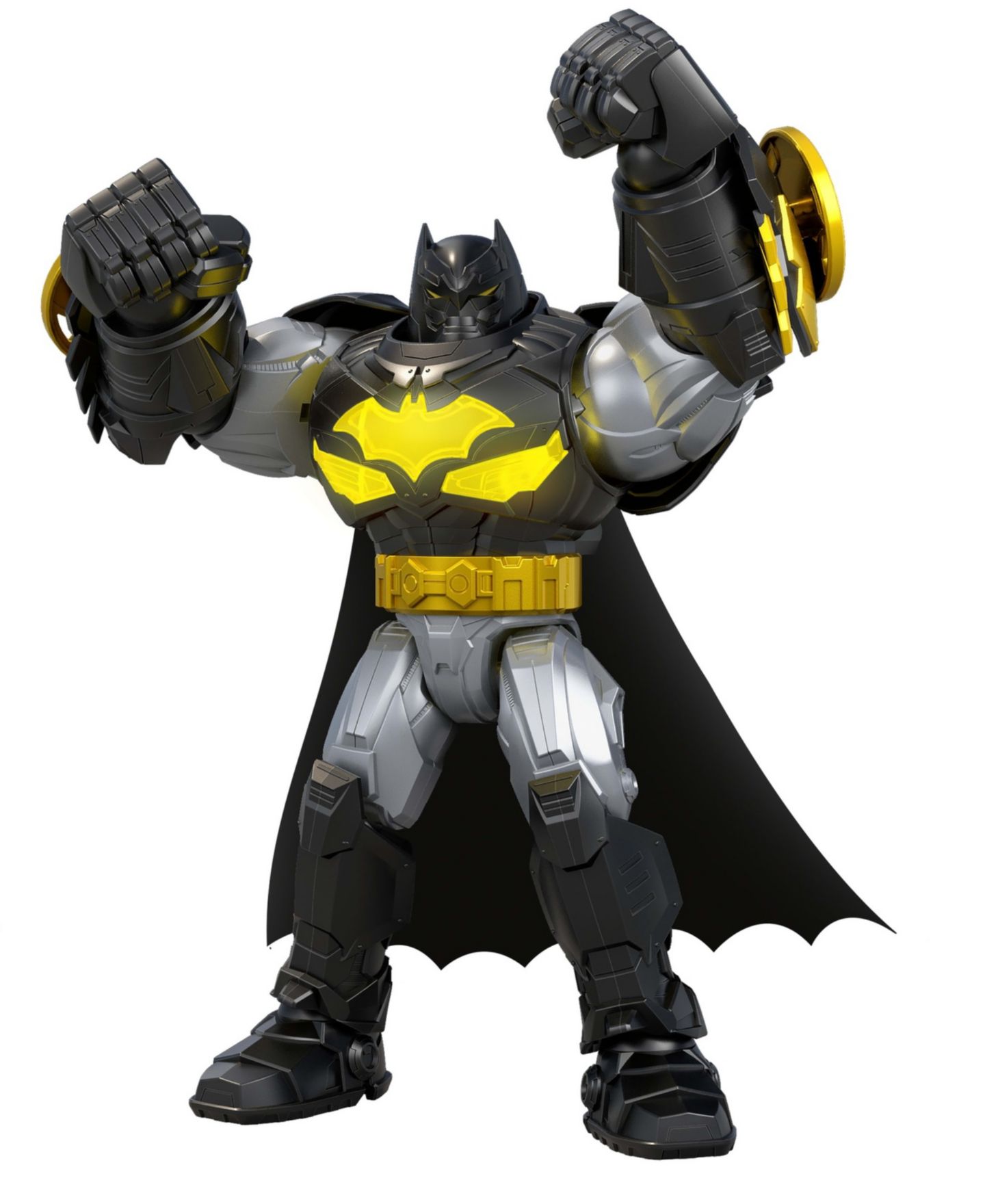 Детская фигурка DC Comics Batman DC Premier Mech Suit Oversized Battle Disc Action Lights & Sounds Action Figure, Ages 4+ — фото 3