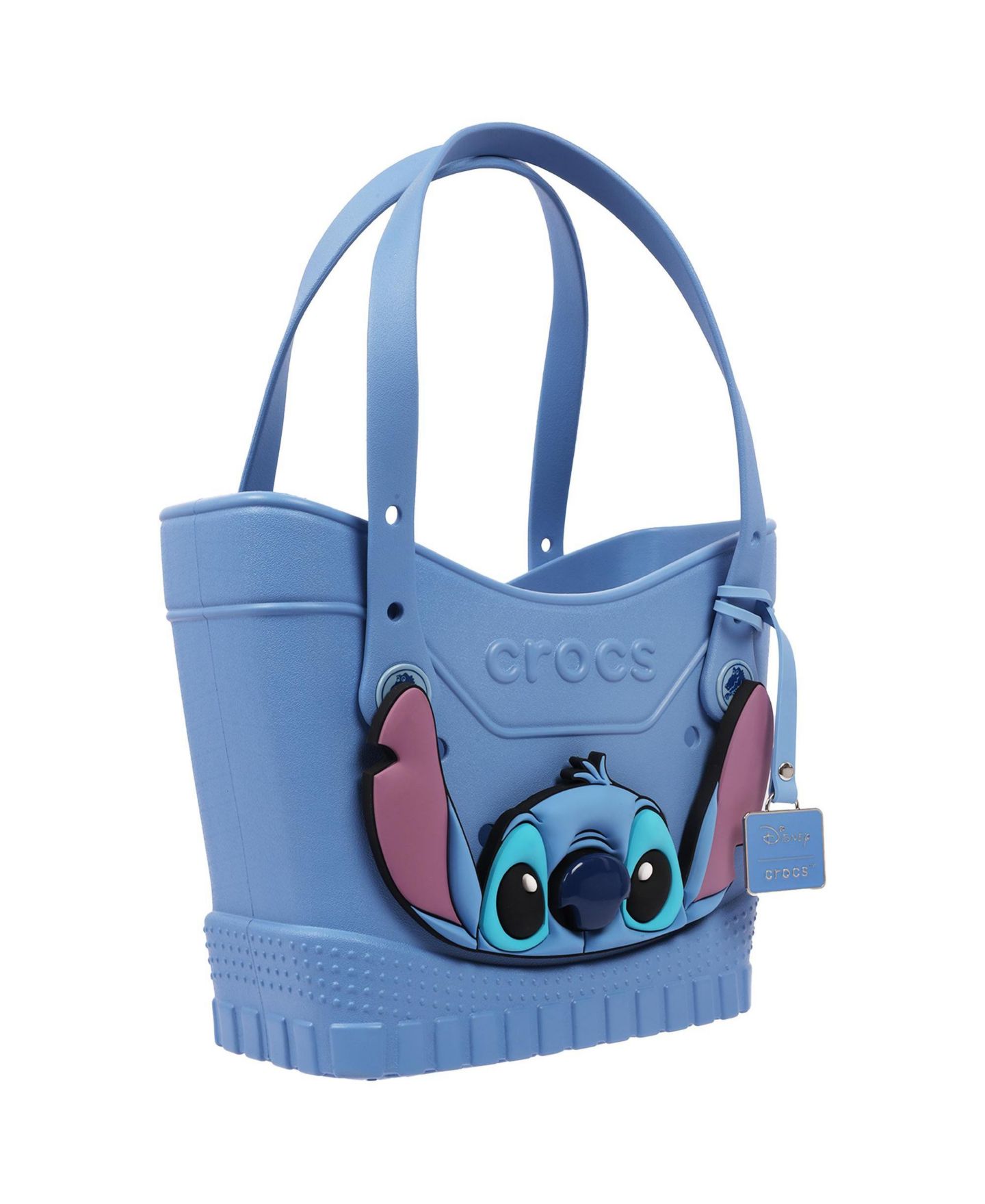 Женская сумка-тоут Crocs Disney Stitch Classic, цвет: Синий — фото 2