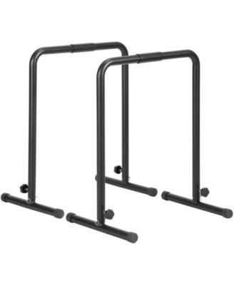 Heavy Duty Dip Bars 440 lbs Capacity Adjustable Height Parallel Bars for Strength Training