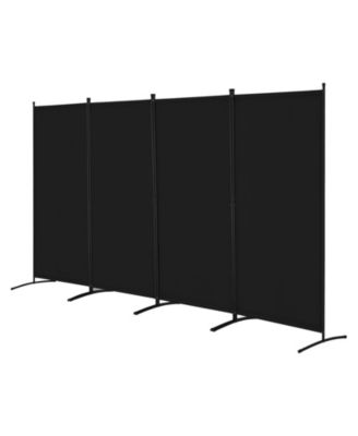 Freestanding 4 Panel Room Partition Divider, Portable Privacy Screen for Living Room Bedroom