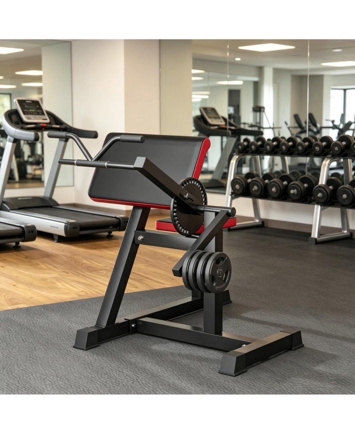 Sevorley 2-in-1 Bicep and Tricep Curl Machine with Adjustable Seat and Elbow Pad, Plate-Loaded Strength Trainer for Home Gym